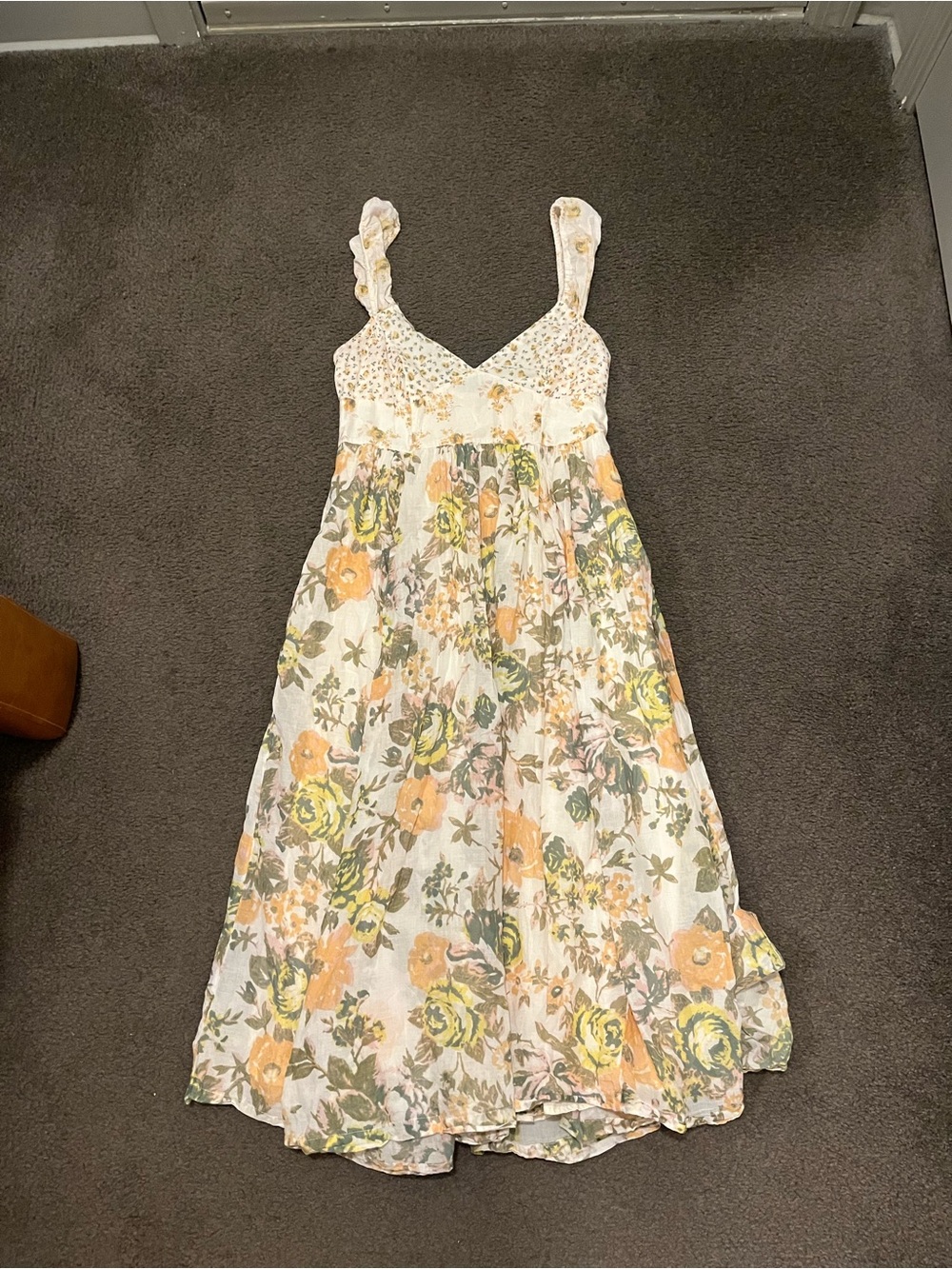 Free People Love You Floral Midi Dress - Picture 2 of 7